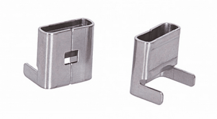 Catarama inox L-type 10x0.7mm (set 100), SS304, Loob [1]
