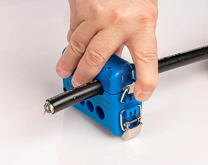 Cutit cu taiere longitudinala si transversala pentru extras buffere din cabluri de 8.7-14.6mm, JONARD [8]