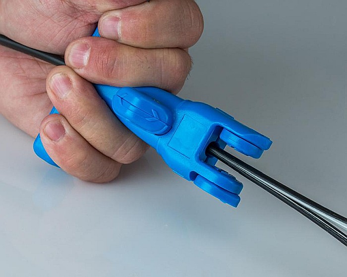 Cutit pentru indepartat mantaua cablurilor cu sectiune ovala de 8x4mm, Jonard [6]