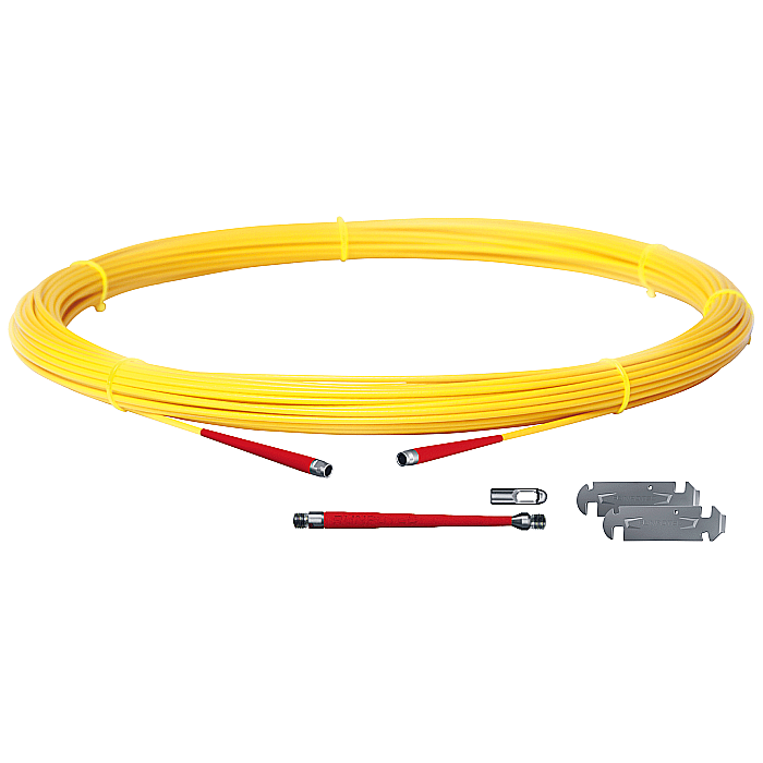 GF3 - Tragator cablu din fibra de sticla cu accesorii, Ø 3mm x 50m [2]