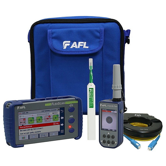 Kit Basic OTDR AFL FlexScan FS200-300 1310/1550 PON OTDR, VFL, OLS/OPM, BT/WiFi [5]