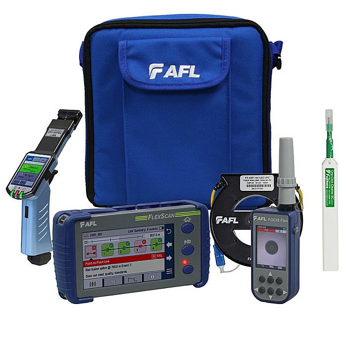 Kit Basic OTDR AFL FlexScan FS200-304 1310/1550/1650 PON OTDR, VFL, OLS/OPM, BT/WiFi [5]