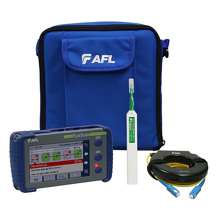Kit Basic OTDR AFL FlexScan FS200-304 1310/1550/1650 PON OTDR, VFL, OLS/OPM, BT/WiFi [6]