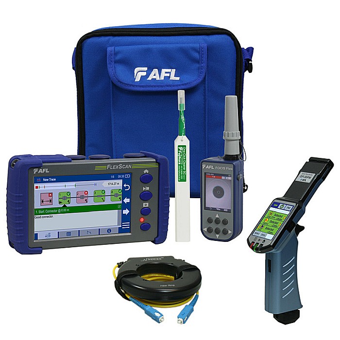 Kit Basic OTDR AFL FlexScan FS300-325 Quad OTDR, VFL, OLS/OPM, BT/WiFi [8]