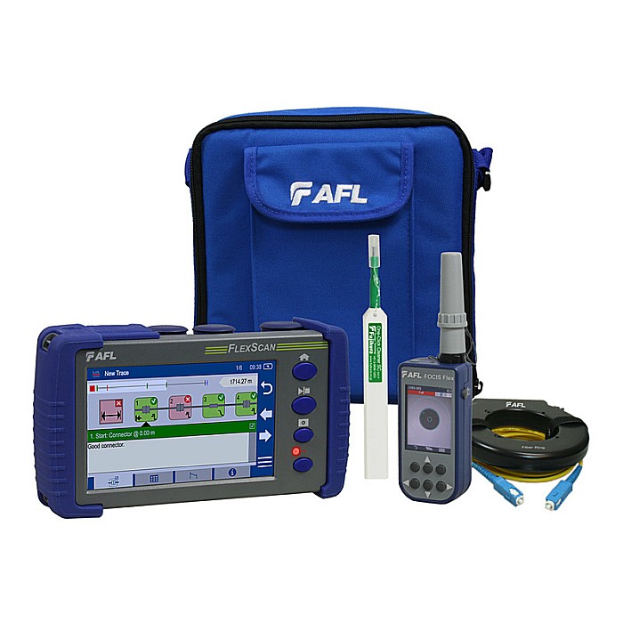 Kit Basic OTDR AFL FlexScan FS300-325 Quad OTDR, VFL, OLS/OPM, BT/WiFi [2]