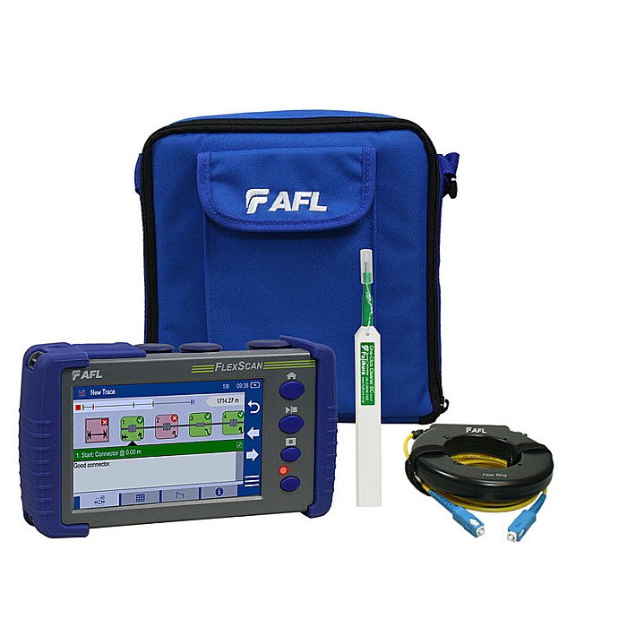 Kit Basic OTDR AFL FlexScan FS300-325 Quad OTDR, VFL, OLS/OPM, BT/WiFi [7]