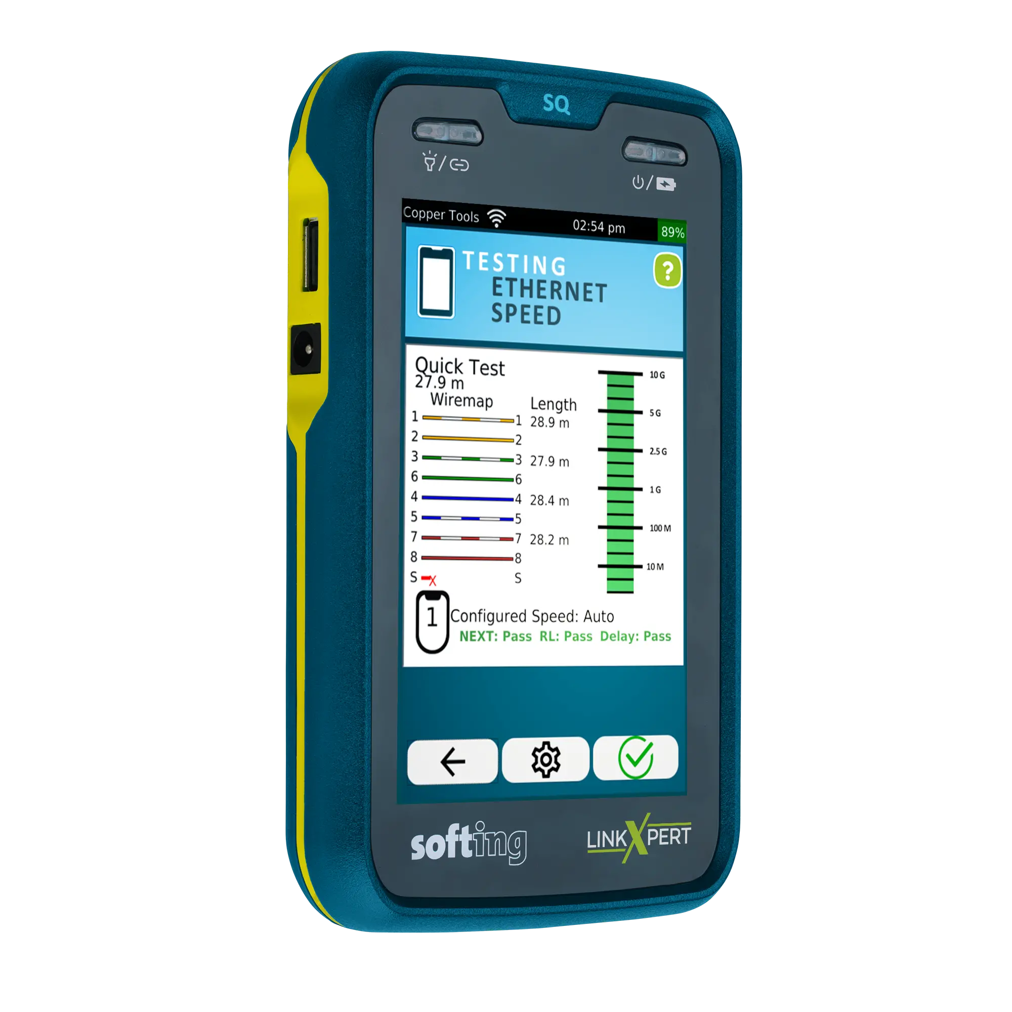 LinkXpert SQ - Tester inteligent pentru validarea retelelor pe cupru, fibra optica si Wi-Fi [3]