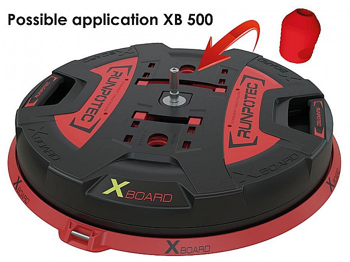 Mandrina pentru derulatoare tamburi XB 300/XB500, RUNPOTEC [2]