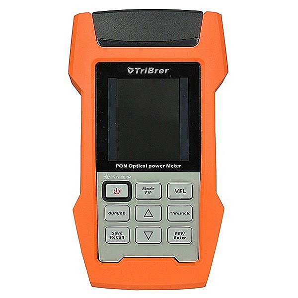 Power metru PON TriBrer AOF500, gama dinamica 1310 nm: +10 ~ - 35 dBm/1490 nm: +10 ~ - 50 dBm/1550 nm: +25 ~ - 50 dBm [4]