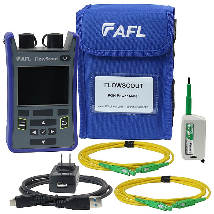 Powermetru Optic AFL FlowScout Through-Mode PON [2]