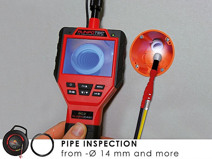 RUNPOCAM RC 2 camera multifunctionala pentru inspectie cu accesorii - 50m, RUNPOTEC [5]
