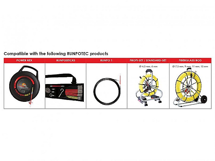 RUNPOCAM RC 2 camera multifunctionala pentru inspectie cu accesorii - 50m, RUNPOTEC [11]