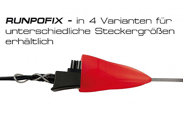 SET RUNPOFIX - Cablu de tragere cu protectie Ø 14, 17, 23, 30mm, cu carlig, RUNPOTEC [5]