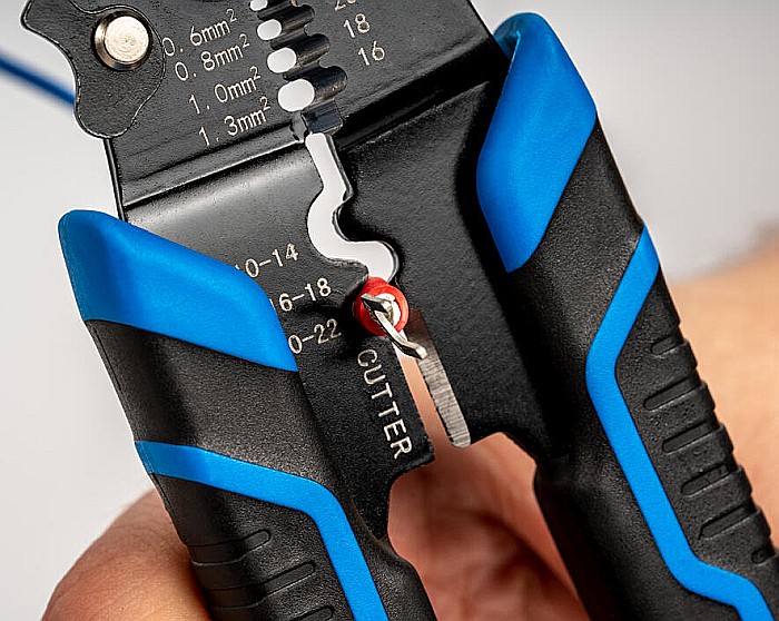 Crimper cabluri electrice, 0.6 - 1.3 mm [8]