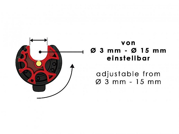 Falci rotunde ajustabile Ø 3 mm - 15 mm pentru RM35 [2]