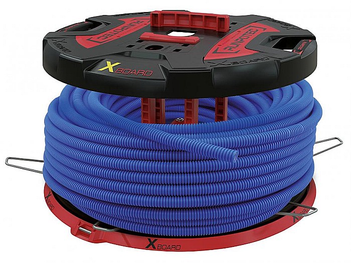 XB 500 T - Derulator tamburi universal cu extensie telescopica, Ø 80cm, greutate 800 kg, include 2 buc x 410mm RUNPOSTICKS bete pentru tragatoare Ø 7.5mm [6]