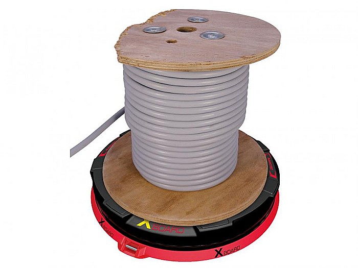 XB 500 T - Derulator tamburi universal cu extensie telescopica, Ø 80cm, greutate 800 kg, include 2 buc x 410mm RUNPOSTICKS bete pentru tragatoare Ø 7.5mm [7]