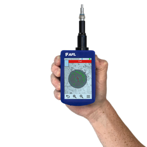 Microscoape - AFL FOCISFlex3 – Sistem de inspectie a conectorilor de fibra optica, include 2 adaptoari SC/UPC