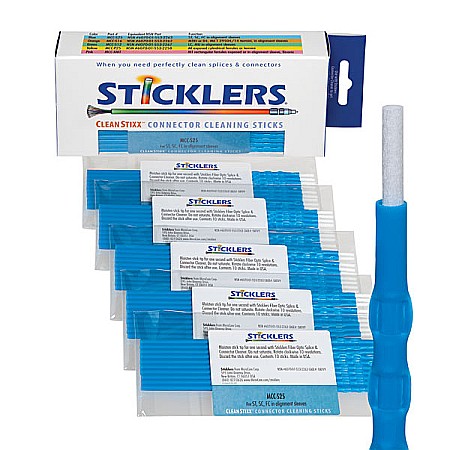 Solutii curatare - Betisoare curatare conectori Sticklers SC, FC, E2000, ST ferula 2.5mm 50 buc