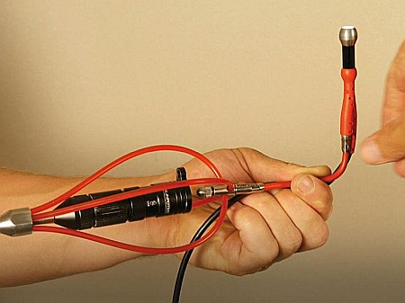 Vergea flexibila, lungime 12 cm, conexiune RTG Ø 6 mm [2]