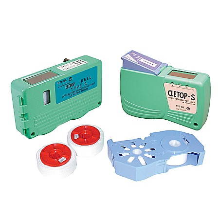 Caseta curatare conectori optici Cletop S-B, banda albastra [1]