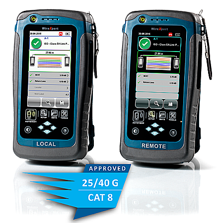 Certificatoare si validatoare CU - Certificator de cupru si fibra Softing WireXpert 4500