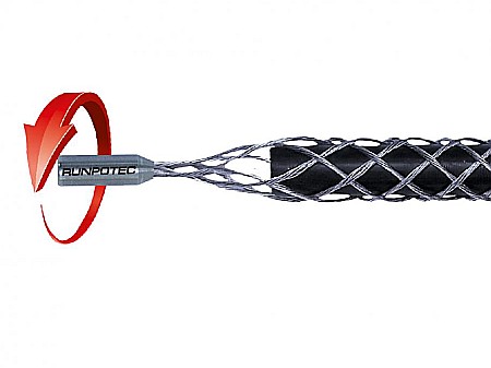 Ciorap de tragere cu conexiune RTG Ø 6mm si pivot, Ø 6-9mm, max 120 kg, RUNPOTEC [1]