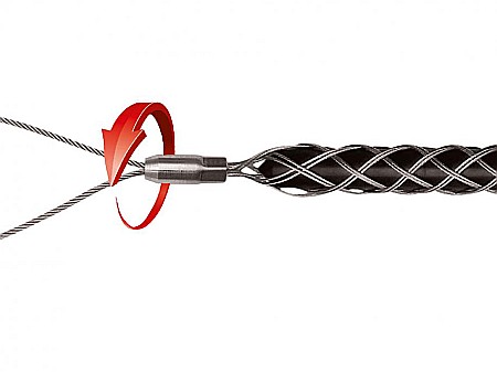 Ciorap de tragere cu un ochi si pivot Ø 4 - 6 mm, max 200 kg, RUNPOTEC [2]
