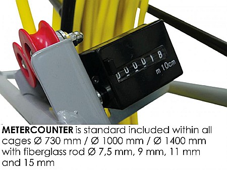 Contor metraj pentru tragator Ø 730mm, kit de montaj inclus, RUNPOTEC [2]