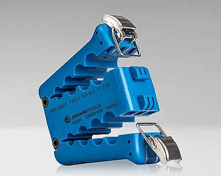Cutit  cu taiere longitudinala si transversala pentru extras buffere din cabluri de 5.8mm-12mm, Jonard [2]