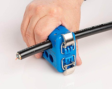 Cutit cu taiere longitudinala si transversala pentru extras buffere din cabluri de 8.7-14.6mm, JONARD [9]
