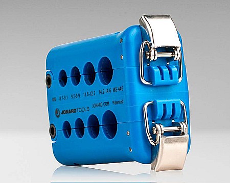 Cutit cu taiere longitudinala si transversala pentru extras buffere din cabluri de 8.7-14.6mm, JONARD [1]