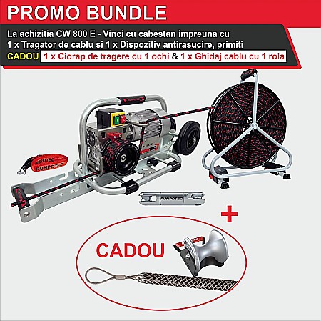 CW 800 E - Vinci cu cabestan, carucior de transport inclus [1]