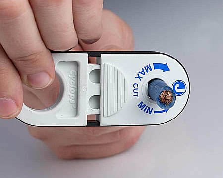 CYCLOPS Cutit pentru indepartat mantaua cablurilor de 3.2-9.6mm JONARD [7]