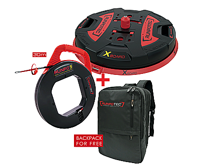 Suporti tamburi - SET: XB500 + Runpo5 - 30m + Rucsac CADOU