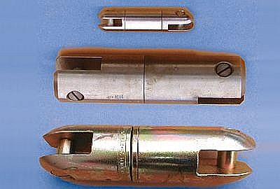 Dispozitive antirasucire - Dispozitiv antirasucire drept Lancier din inox, maxim 30kN, 40mm diametru