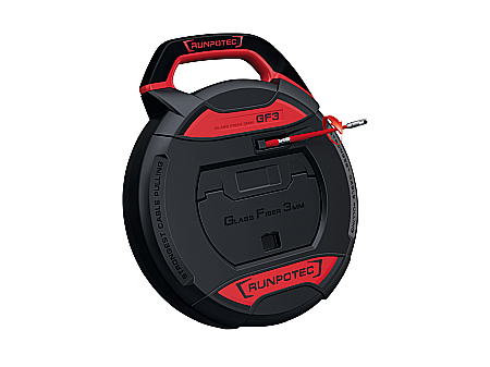 Tragere manuala - GF3 - Tragator cablu din fibra de sticla cu accesorii, Ø 3mm x 20m
