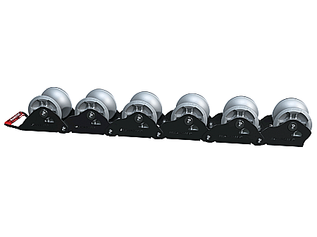 Ghidaje cabluri - Ghidaj cablu cu 6 role, Ø rola - 130mm, Ø cablu - max 100mm, RUNPOTEC