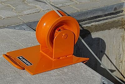 Ghidaje cabluri - Ghidaj cablu cu rola fixa Lancier cu latimea de 86mm