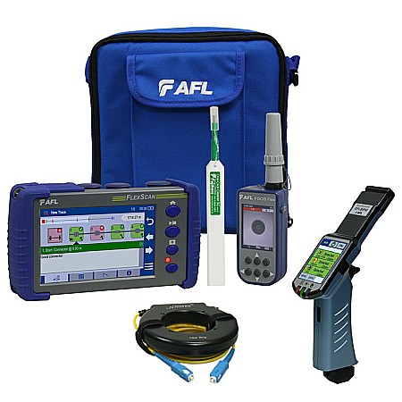 Kit Basic OTDR AFL FlexScan FS300-325 Quad OTDR, VFL, OLS/OPM, BT/WiFi [7]