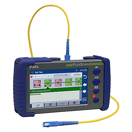 Kit Basic OTDR AFL FlexScan FS300-325 Quad OTDR, VFL, OLS/OPM, BT/WiFi [2]