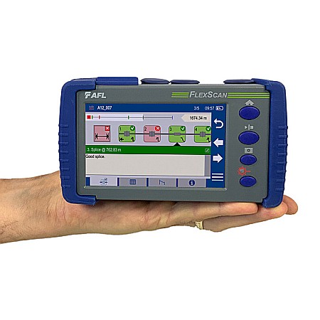 Kit Basic OTDR AFL FlexScan FS300-325 Quad OTDR, VFL, OLS/OPM, BT/WiFi [3]