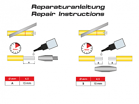 Kit reparatie capat tragator Ø 4.5 mm, 3 buc,  RUNPOTEC [2]