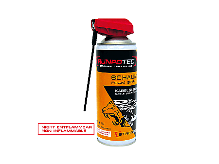 Lubrifianti cablu - Lubrifiant spuma tragere cablu, 400 ml, RUNPOTEC