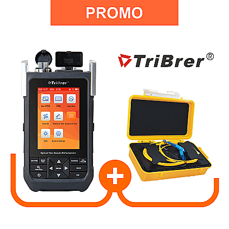 OTDR-uri - OTDR fibra optica TB-720-P1, gama dinamica 32/30/30dB, lungimi de unda 1310nm/1550nm/1625nm + Bobina de lansare TK-33 de 1000m