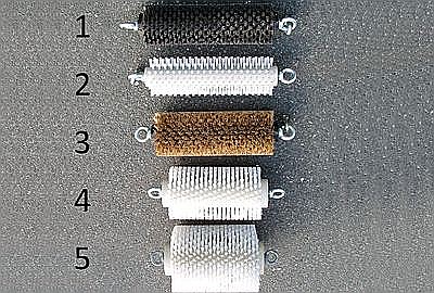 Curatare, reparare si lubrifiere - Perie de 97mm diametru din plastic pentru curatat tubulatura Lancier