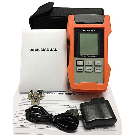Powermetre optice - Power metru cu VFL TriBrer, gama dinamica -50~+26dBm, VFL lumina rosie 10mW, AOP100C-V10