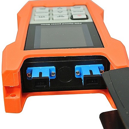 Power metru PON TriBrer AOF500, gama dinamica 1310 nm: +10 ~ - 35 dBm/1490 nm: +10 ~ - 50 dBm/1550 nm: +25 ~ - 50 dBm [2]