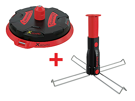 Suporti tamburi - SET Derulator tamburi XB 300 + mandrina multifunctionala - Ø 300 mm, max 300 kg