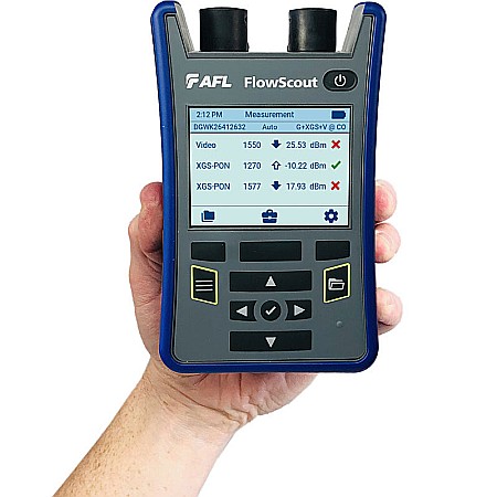 Powermetru Optic AFL FlowScout Through-Mode PON [2]